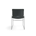 thumbnail image 3 of HON Olson Stacking Chair - Guest Chair for Office, Cafeteria, Break Rooms, Training or Multi-Purpose Rooms, Lava Shell, 4 pack (HON4041SD), 3 of 7