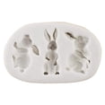 thumbnail image 1 of Molde De Silicona Para Fondant De Conejo De Pascua 3D, Molde Para Pasta De Goma Y Pastel De Chocolate, Cerámica Suave, Herramienta De Cocina, Herramientas De Decoración matsuzay HA022726-00, 1 of 7