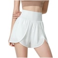 thumbnail image 2 of Puntoco Pantalones cortos de salón para mujer Pantalones cortos deportivos casuales de cintura alta con bolsillos sólidos de verano para mujer, 2 of 3