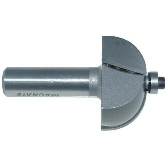 Magnate 1007 Cove Carbide Tipped Router Bit - 5/8" Radius, 1/2" Shank Diameter, 3/4" Cutting Length, 1-5/8" Overall Diameter, 1-1/2" Shank Length