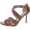 Polo Tan, variant on Lauren Ralph Lauren Womens Gisella Leather Open Toe Pumps