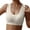 Beige, variant on ,Women's Compression Breathable Push up Bras Wireless Support and Lift Bra Full Coverage Padded Lined Bralettes Beige XXL