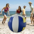 thumbnail image 6 of SeaAZqurtles New Giant PVC Inflatable Beach Volleyball Big Football Sports Grass Beach Volleyball Ball Meeting D6O8 Fun Ball Ou Building Team N0H9, 6 of 8
