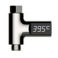ZAROYEAX LED Display Home Water Shower Flow Thermometer Smart Meter