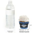 thumbnail image 3 of Blue Basketball - Let the Madness Begin - College Basketball Party Decorations - Party Cupcake Wrappers - Set of 12, 3 of 3