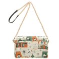 thumbnail image 2 of FORMRS Women Crossbody Purse with Chain Strap Vegan Leather Shoulder Handbag, Beige Cats Reading, 2 of 7