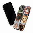 thumbnail image 3 of Cats in Bonnets Phone Case – Vintage Painterly Cat Portrait Phone Cover for iPhone 16 15 14 13 12 11 Pro Max, 3 of 6
