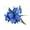 Dark Blue, variant on Dark Blue Faux Passion Flower Stem 12 Heads Artificial Silk Flowers For Home Vase Wedding Centerpiece Decoration Dark Blue
