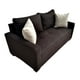 thumbnail image 4 of Love Seat Salvanto Lilo Lino Café, Moderno, 2 Plazas, 4 of 5