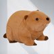 thumbnail image 3 of Peluche de castor realista con grandes dientes frontales. Muñeco de peluche animado. Castor súper realista. Actúa como un animal real. Excelente regalo. 17,7 pulgadas., 3 of 3