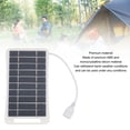 thumbnail image 4 of Solar Panel Charger, 5W 5V Solar Panel Portable Solar Power Charger USB Monocrystalline Solar Panel Module Portable Solar Charger for Camping Travel Outdoor, 4 of 7