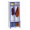 Jonti-Craft Double Locker with step - 2 Sections-Color:Navy