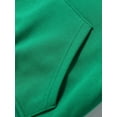 thumbnail image 4 of HILEELANG 4-12 Toddler/Little/Big Boys Girls Green Solid Color Hoodie Pullover 4-5, 4 of 6