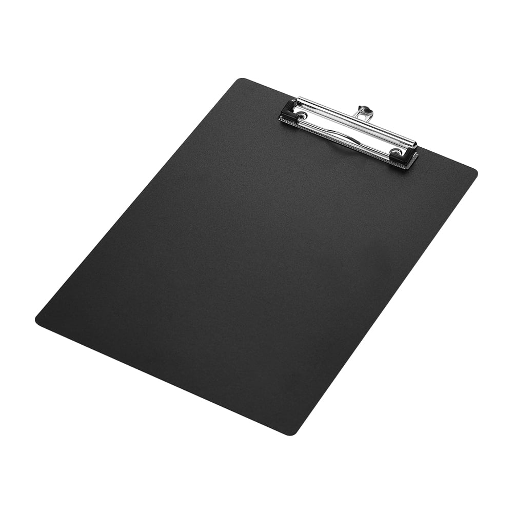 Paper Organizer Writing Pad Plastic File Folder With Metal Hook A4 Clipboard 