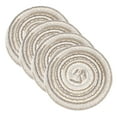 thumbnail image 1 of Uxcell 4 Pcs Manteles Individuales Redondos Tejidos, Mantel Lavable de 4.3 Pulgadas Resistente al Calor Decorativo para Mesa de Comedor de Cocina Encimera, Gris Gradiente, 1 of 7
