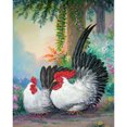 thumbnail image 2 of Cuadros Decorativos Pintura por números DIY Gallo de jardín pintado a mano sobre lienzo decoración de pared artesanal al óleo Ndcxsfigh Nuevos Originales, 2 of 9