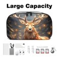 thumbnail image 3 of Christmas Hard Drive Bag Travel Organizer Phone Charger Organizer Small Electronics Travel Organizer Waterproof Oxford Fabric 5.9x9.44x3.14 in, 3 of 6