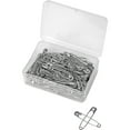 Hello Hobby Size 2 Steel Silver Safety Pins (125 Count)