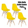 thumbnail image 1 of Set de Sillas Holly Moblüx Deco Estilo Eames Moderna Amarillo, 1 of 4