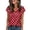 X-60Red, variant on YMNXA Womens T Shirts Short Sleeve V Neck Polka Dot Print Slim Fit Fashion Soft Breathable Tee Top For Casual Daily Wear,Black,XXL