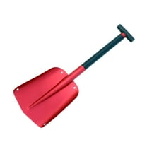 SunniMix Collapsible Snow Shovel 24.8-32.2inch Aluminum Alloy for Gardening Versatile Red