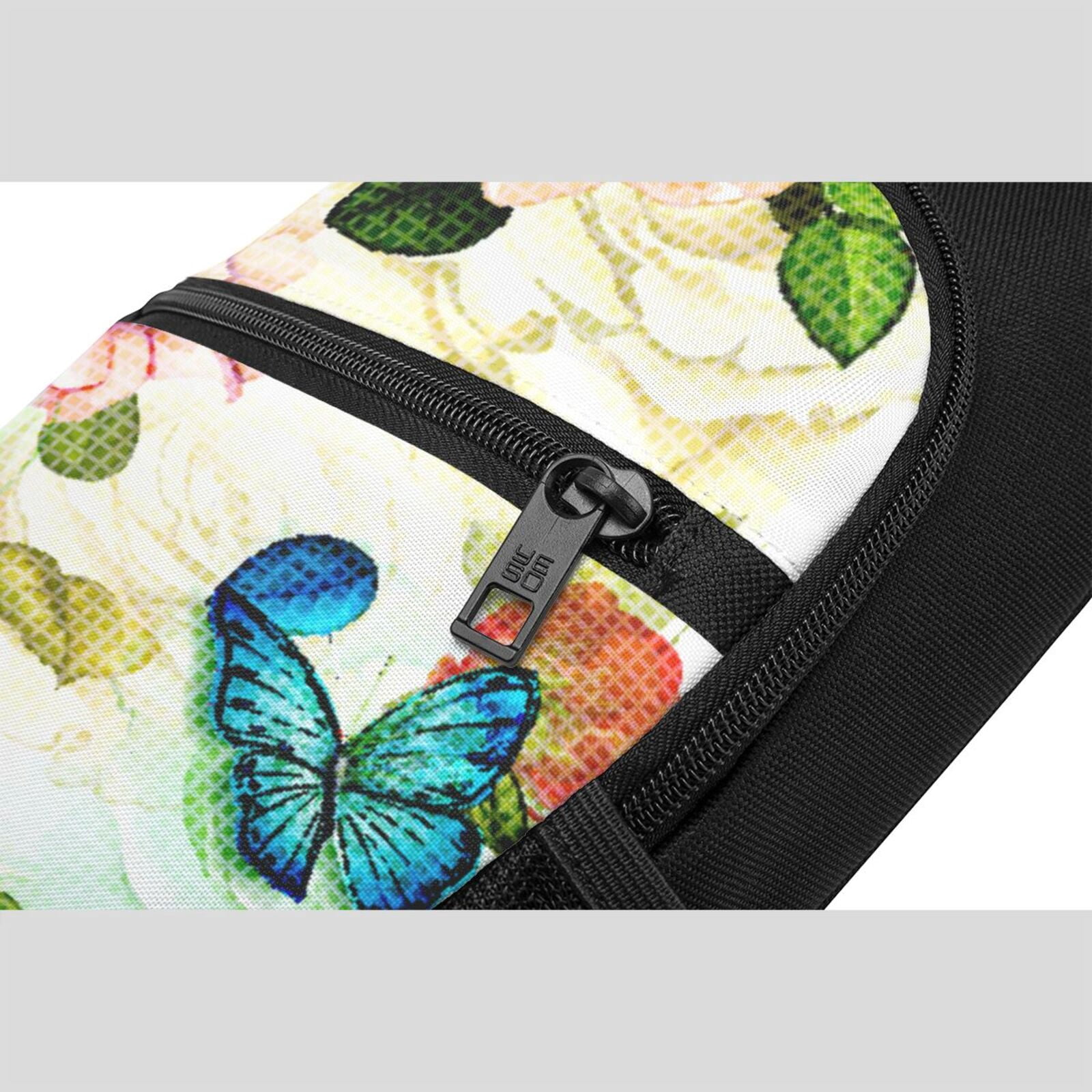 Xecao's Floral Vintage Print Sling Bag: A Versatile Chest, Shoulder, and Crossbody Backpack for Casual Days Out, Perfect for Both Men and Women