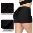 thumbnail image 4 of Women's Plus Size Swim Shorts Swim Bottom Solid Beach Swim Board Shorts, 4 of 7