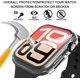 thumbnail image 5 of Yanonmyfd 2 Piezas Funda para Apple Watch Series 6/5/4/SE 3/SE 2/SE 40mm Protector Pantalla Vidrio Templado Incorporado,HD Protección Completa PC Dura Estuche Protective Case,Transparente,40mm, 5 of 46