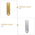 thumbnail image 5 of UPKOCH Zinc Sheet Copper Zinc Anode Sheet Assorted Color 10Pcs 1.6X0.4X0.04In, 5 of 8