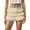 Yellow, variant on Bloomers for Women Y2k Cute Lace Bloomer Elastic Low Waist Tiered Ruffle Mini Skirt Shorts