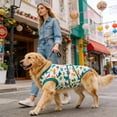 thumbnail image 4 of Dog Recovery Suit for Female Male Dogs, Post-Operative Body Suit for Spay Neuter, E-Collar Alternative Cone Substitute, Anti-Licking Breathable Shirt, Cow/Green/Red, 4 of 5