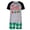Gray, variant on Rrxhxhs Family Christmas Matching Pajamas Set Crew Neck Raglan Sleeve Sleepwear Short-Sleeve Plaid Shorts Set