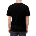 thumbnail image 6 of Effete Feline Claw Marks Scratch Unisex Cut & Sew Tee (AOP), 6 of 7