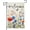 Wildflowers with Butterfly, variant on Welcome Summer Spring Garden Flags for Outside, Tulips Flowers in Mason Jar Yard Decoration, Small Seasonal Outdoor Decor for Wedding Anniversary Farmhouse Holiday,12.5x18 Double Sided