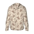 thumbnail image 3 of Uemuo Cowboy Sitting On Cow Back Pattern Women's Full Zip UPF 50+ Sun Protection Hoodie Jacket Long Sleeve Sun Shirt Hiking Outdoor Performance with Pockets-, 3 of 9