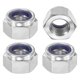 thumbnail image 1 of Uxcell Paquete de 4 Tuercas de Bloqueo Hexagonales con Inserción de Nylon Métricas, Rosca M30 x 3.5mm, Tuercas de Bloqueo Autolock de Acero Inoxidable 304 para Uso Industrial, 1 of 7