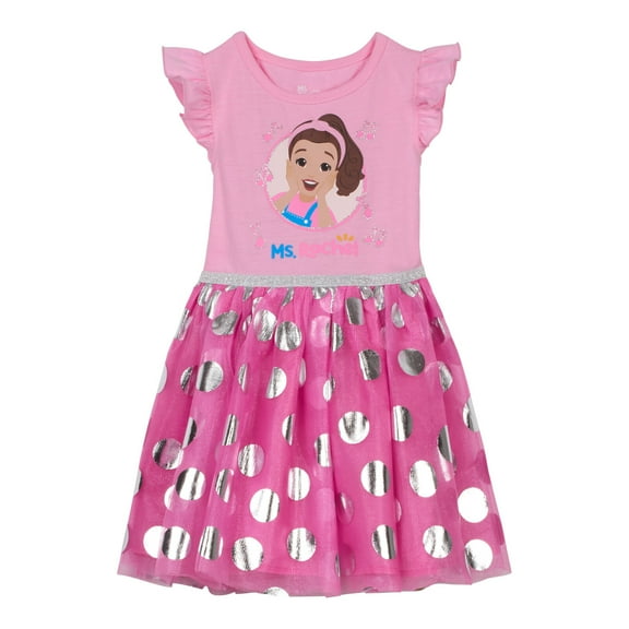 Ms. Rachel Tulle Dress Polka Dots Infant to Toddler