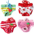 thumbnail image 3 of Yesbay Female Pet Dog Puppy Diaper Pants Physiological Sanitary Short Panty Nappy Underwear M/L/XL, 3 of 7