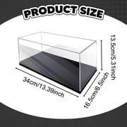 LeeQinersw Acrylic Display Box Collection Display Stand Showcase Clear Stackable Protective