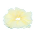 thumbnail image 5 of Unique Bargains 1 Pc Scrunchie Fashion Oversized Mesh Hair Elastics Yellow, 5 of 5