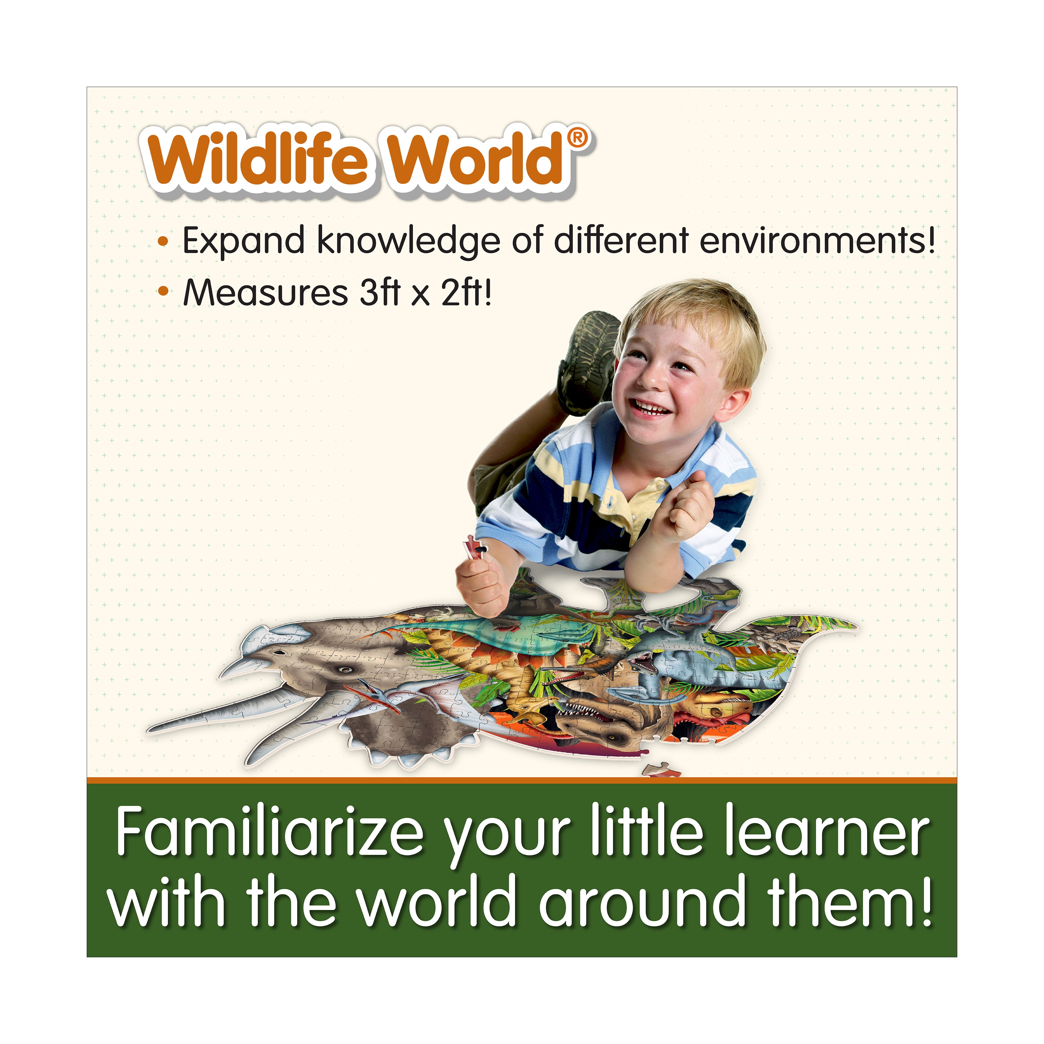 The Learning Journey Wildlife World Puzzle - Dinosaurs: 200 Pcs