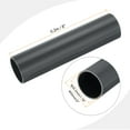 thumbnail image 2 of Rigid Round Pipe 45.2mm ID 50mm OD 20cm/8" Length Dark Grey High Impact for Water Pipe, Crafts, 2 of 6