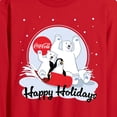 thumbnail image 2 of Coca-Cola - Happy Holidays Sledding - Men's Long Sleeve Graphic T-shirt, 2 of 4