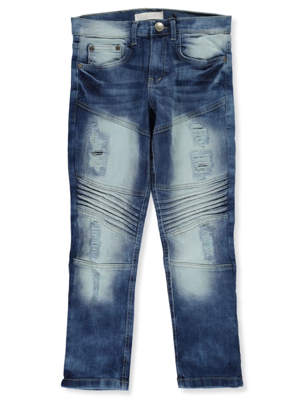 GS-115 Boys' Slim-Fit Moto Jeans (Big 