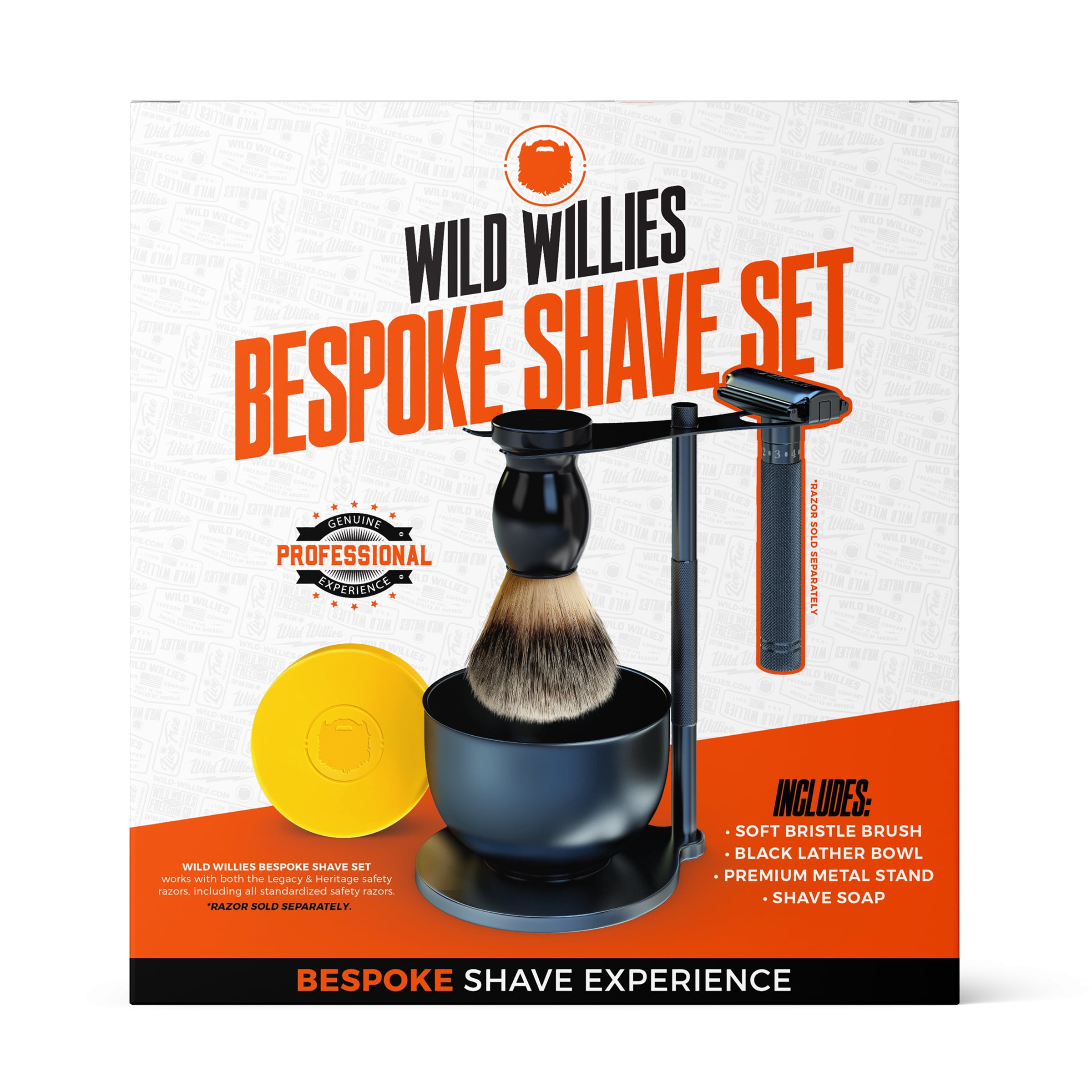 LEPONIX Shaving Kit for Men with Safety Razor, Sandalwood Cream