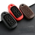 thumbnail image 5 of Car Key Case Cover for Hyundai Elantra I30 I40 Ix35 KONA Solaris HB20 Veloster SR Grandeur Ig Accent Santa Fe Palisade Accessory, 5 of 19