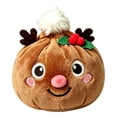 thumbnail image 2 of Cute Plush Stress Relief Toy, Christmas Fidget Squeeze Toy for Holiday Party Favor, Desktop Tabletop Decor, Christmas Stocking Stuffer Gift (8cm/3.15in), 2 of 9