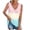 Pink, variant on Babysbule Womens Tank Tops Womens Sling Shirts V-Neck Tie-Dye Print Summer Sleeveless Tank Casual Tops