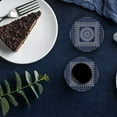 thumbnail image 6 of FMSHPON Geometric Style Mandala Pattern Set of 4 Round Coaster for Drinks, Absorbent Ceramic Stone Coasters Cup Mat with Cork Base for Home Kitchen Room Coffee Table Bar Decor, 6 of 6