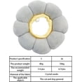 thumbnail image 5 of Collier de Récupération Gris, Collier Elizabeth en Velours Cristal Réglable pour Guérison Anti-Morsure et Anti-Léchage, Protection Post-Chirurgicale (m), 5 of 5